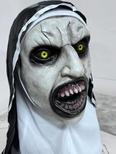 Scary Halloween Nun Mask