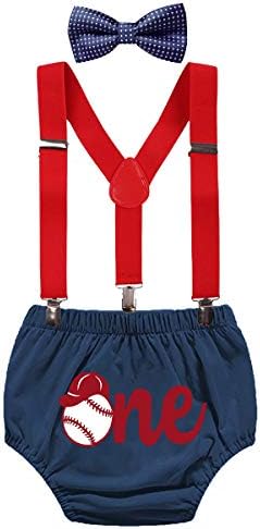 FMYFWY 1st Birthday Baseball Themed Set for Baby Boys - Fun Kids