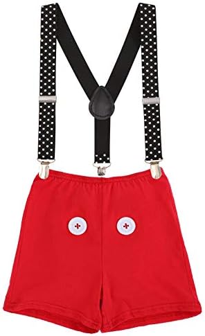 Imekis Baby Boys 1st Birthday Tuxedo Bowtie Romper Set