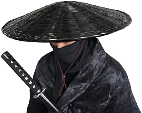 Samurai Bamboo Hat for Cosplay
