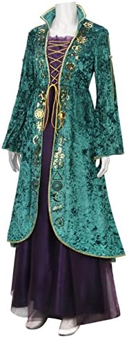 AMNPOLEN Winifred Sanderson Halloween Costume Dress