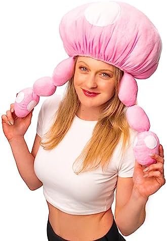 ComfyCamper Adorable Mushroom Hat Costume for Adults