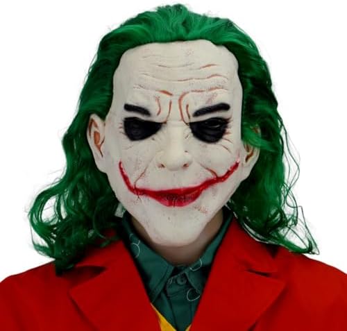 FREE BEAUTY Halloween Latex Joker Mask