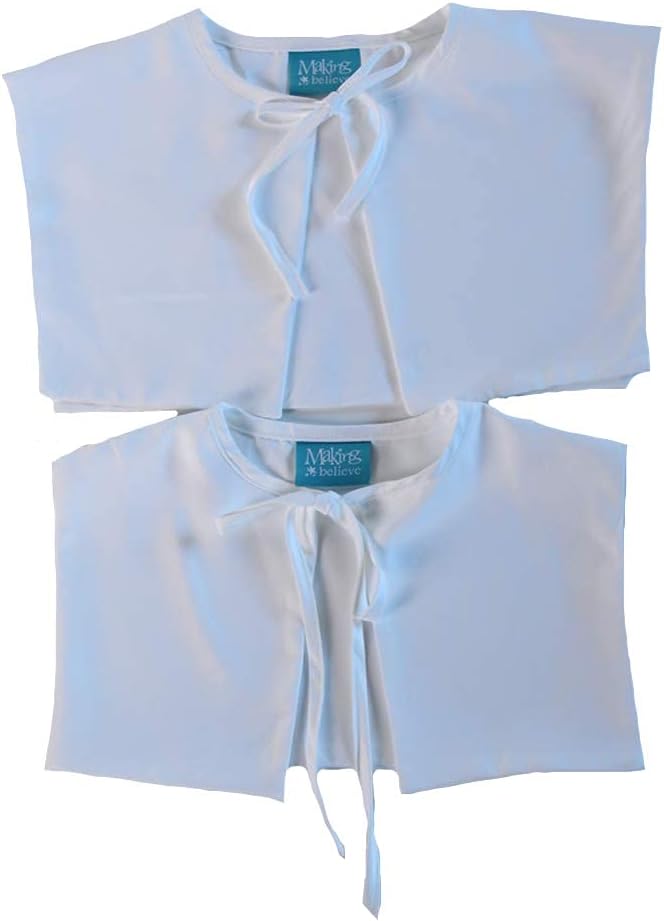 Make-Believe White Square Pilgrim Collar