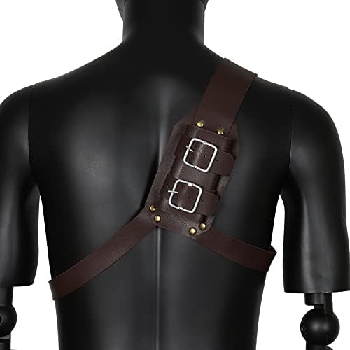 Medieval Leather Back Sword Shoulder Holster Adjustable