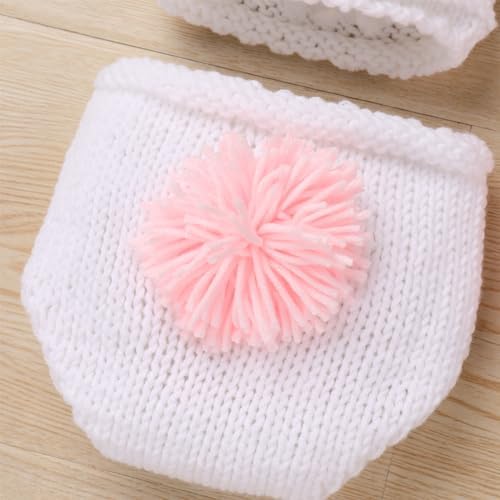 Easter Bunny Newborn Photography Set - crochet baby photoshoot costume for boys