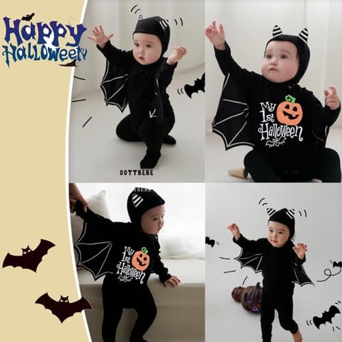 Comfortable Halloween Costumes for Newborns Cute Baby Bat Costume