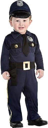 Amscan Navy Blue Police Costume for Kids-_party Gift signIn