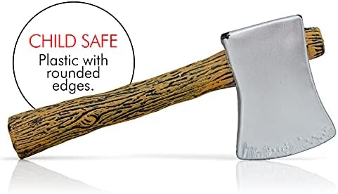 Skeleteen Realistic Hatchet Axe Toy - Cool Plastic Axe for Kids