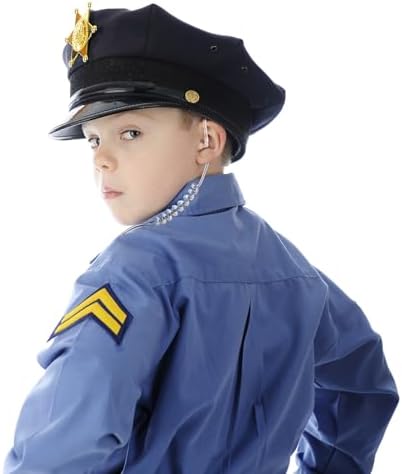 Spy Earpiece Secret Service Costumes for Men BlackFBIMIB -