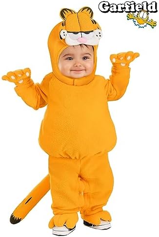 Garfield Cozy Halloween Outfit Adorable Infant Costume Perfect for Halloween