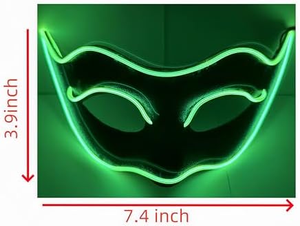 LED Masquerade Mask - Halloween Kerala costume