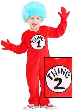 Dr Seuss Thing 1 Thing 2 Toddler Costume