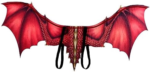 Trurendi Halloween Dragon Wings Costume 2-Piece Set Non-Woven Design