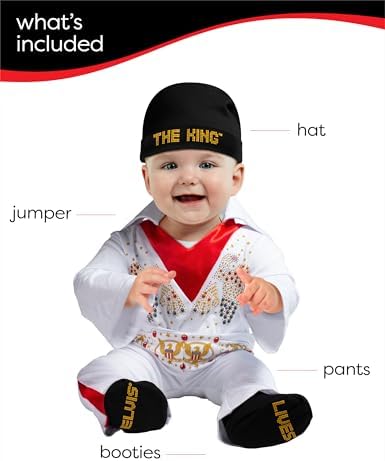 Rubies Official Licensed Elvis Baby Costume Party Supplies