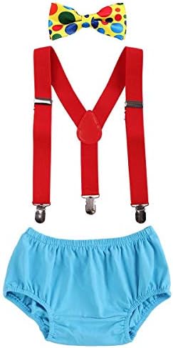 IWEMEK Baby Boys 1st Birthday Social Club Dress Up Set