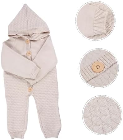 Bamboo Rabbit Wool Knitted Romper for Baby - Lightweight Multi-Purpose