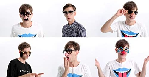 6-Piece Halloween Glasses - Perfect for Fests Cosplays