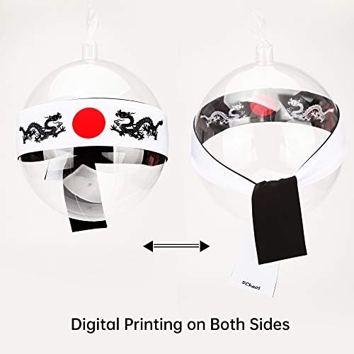 Reversible Bushido Hachimaki Warrior Headband Halloween Karate and More