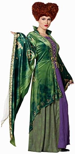 Spirit Halloween Adult Hocus Pocus Winifred Sanderson Delux e Costume OFFICALLY LICENSED