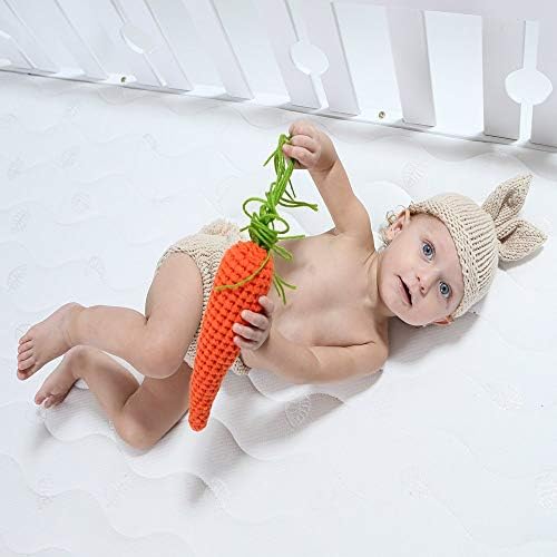 Newborn Baby Easter Bunny Photography Props Costume Set