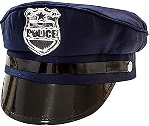 AMSCALL Original Bold Navy Blue Police Hat