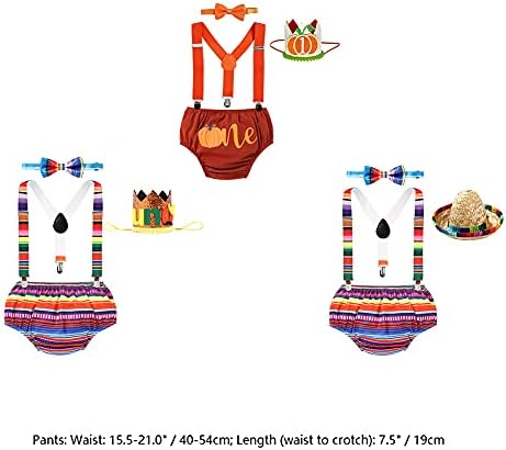 Baby Boys 1st Birthday Mexican Fiesta UNO Outfit