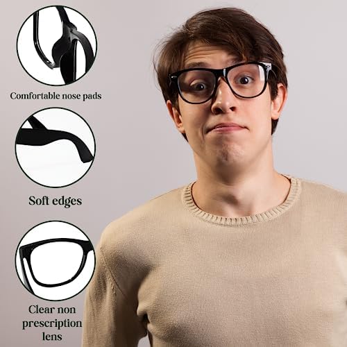 4Es Novelty Retro Costume Glasses for Kids Adults