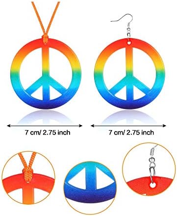 Hippie Accessories Set 60s 70s Bulk