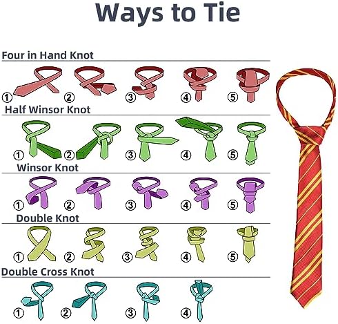 Halloween Wizard Tie Classical Tie with Glasses Costume Set