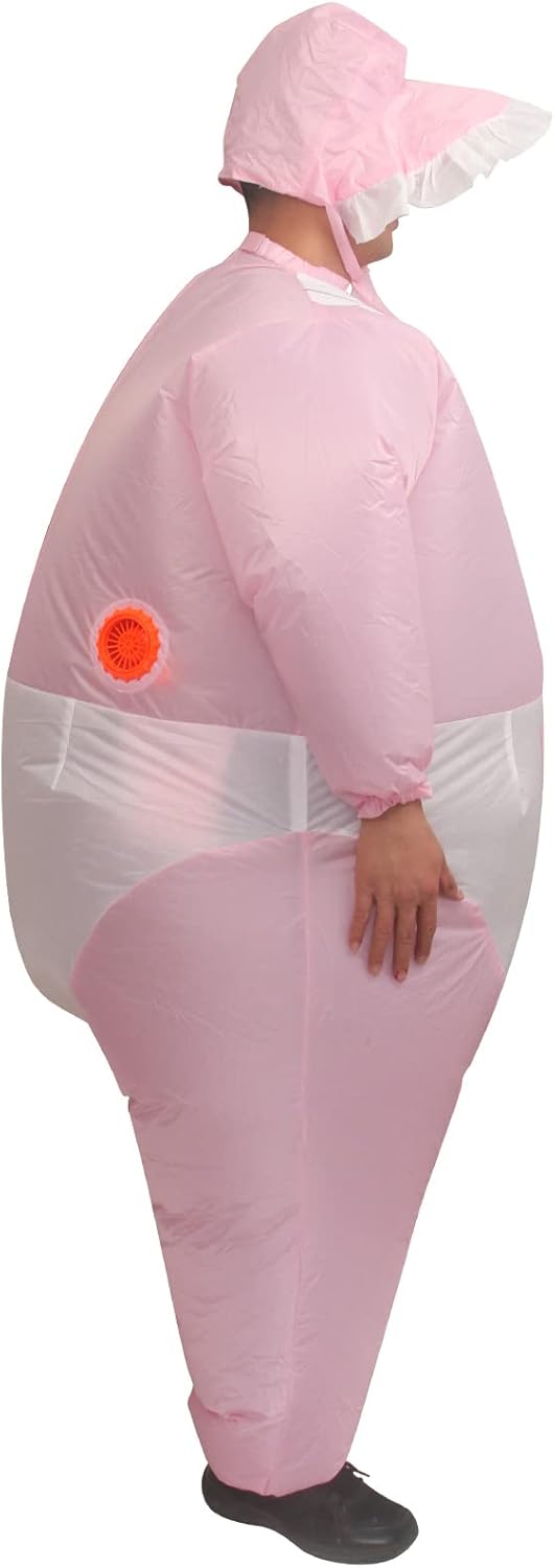 IRETG Reliable Inflatable Baby Costume for Adults