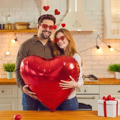 Valentines Day Heart sunglasses headbands set