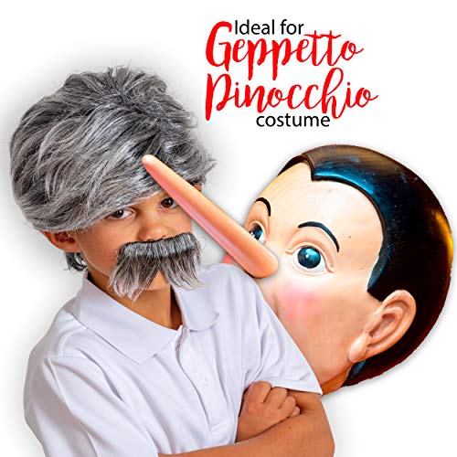 Skeleteen Grandpa Mustache Costume