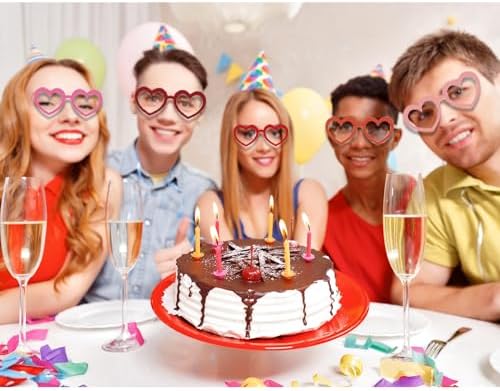 Perfect Valentines Day Heart Glasses for 36 Pairs