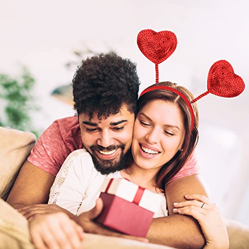 2pcs Heart Headband for Valentines Day