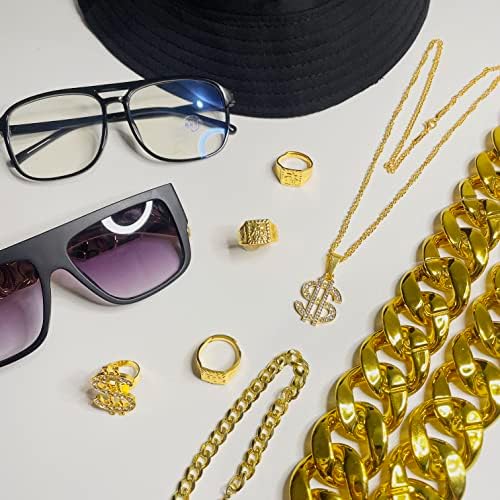 GIFIKOI 80s90s Rap Costume Kit
