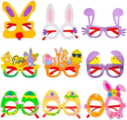 Sturdy Bunny and Egg Glasses for Kids and Adults