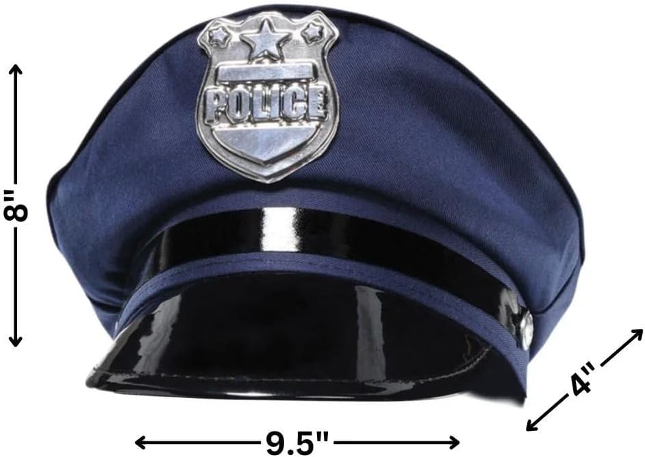 AMSCALL Original Bold Navy Blue Police Hat
