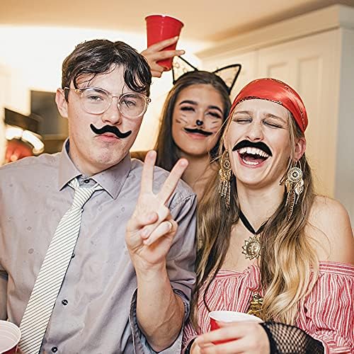 Perfect Fake Mustaches for Halloween or Performance