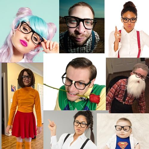 4Es Novelty Retro Costume Glasses for Kids Adults