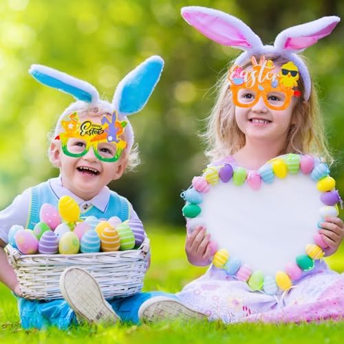 Sturdy Bunny and Egg Glasses for Kids and Adults