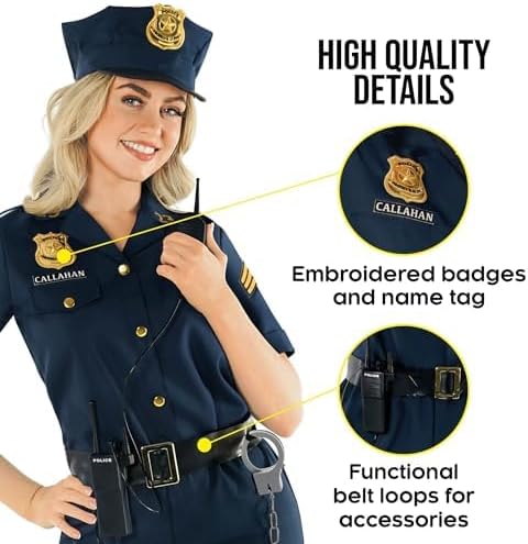 Morph Police Officer Costume - Womens Costume
