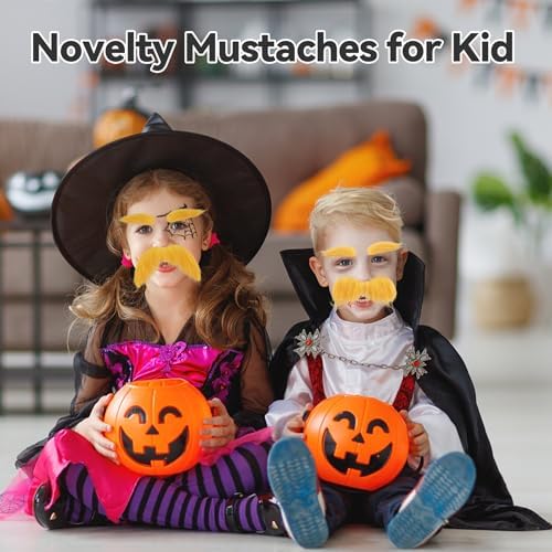 Woafo Yellow Mustache Kit - 2 Pieces for Adults