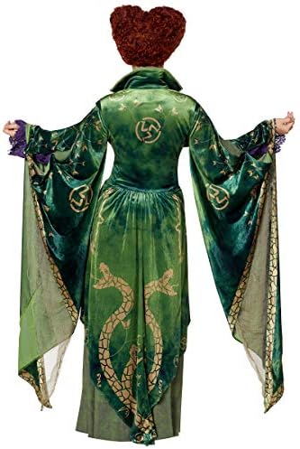 Spirit Halloween Adult Hocus Pocus Winifred Sanderson Delux e Costume OFFICALLY LICENSED