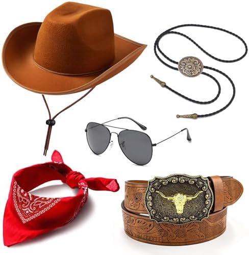 Halloween Cowboy Costume Flat