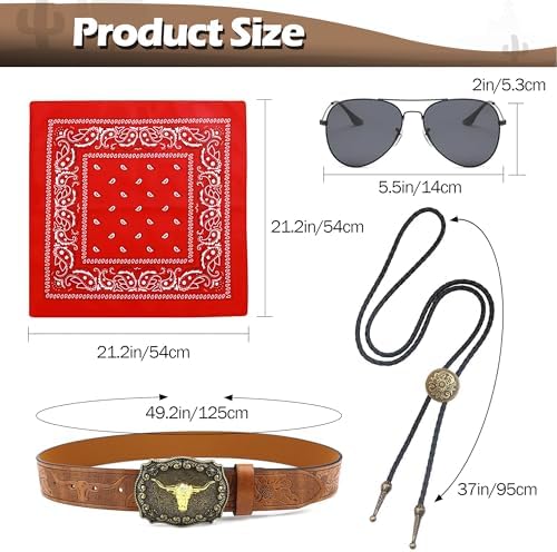Halloween Cowboy Costume Flat