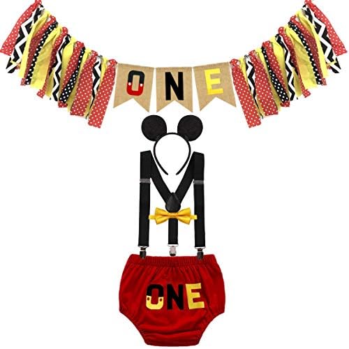 Cartoon Mouse 1st Birthday Set - Perfect for Photos More