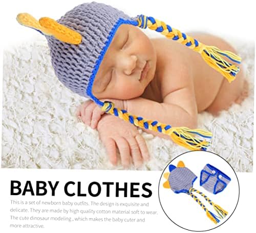 infant dinosaur knitted outfit