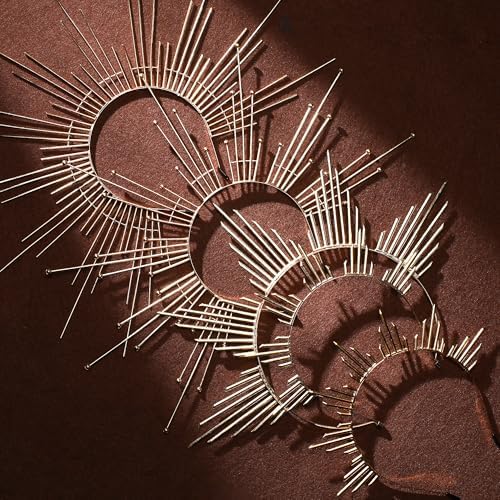 Sun Goddess Halo Crown - Golden Light Renaissance Cosplay Headpiece