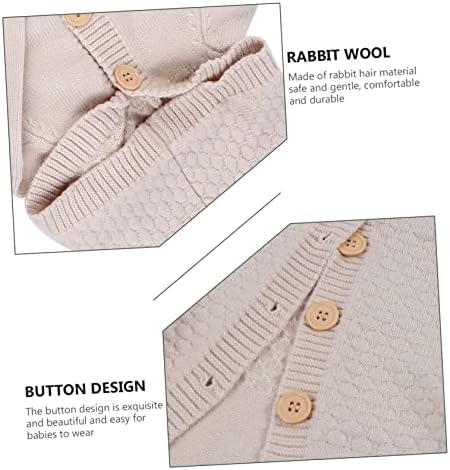 Bamboo Rabbit Wool Knitted Romper for Baby - Lightweight Multi-Purpose